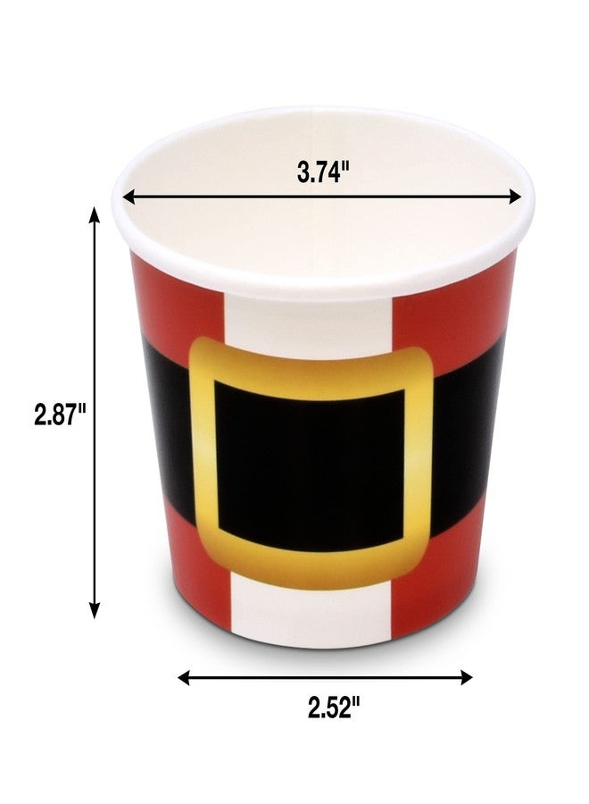 Gift Boutique 48 Pack Christmas Santa Belt Treat Cups – Holiday Dessert Snack Bowls for Ice Cream, Popcorn, Candy & Party Favors - Image 2